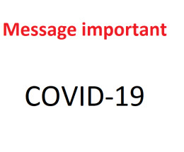 /!\ Informations Covid-19